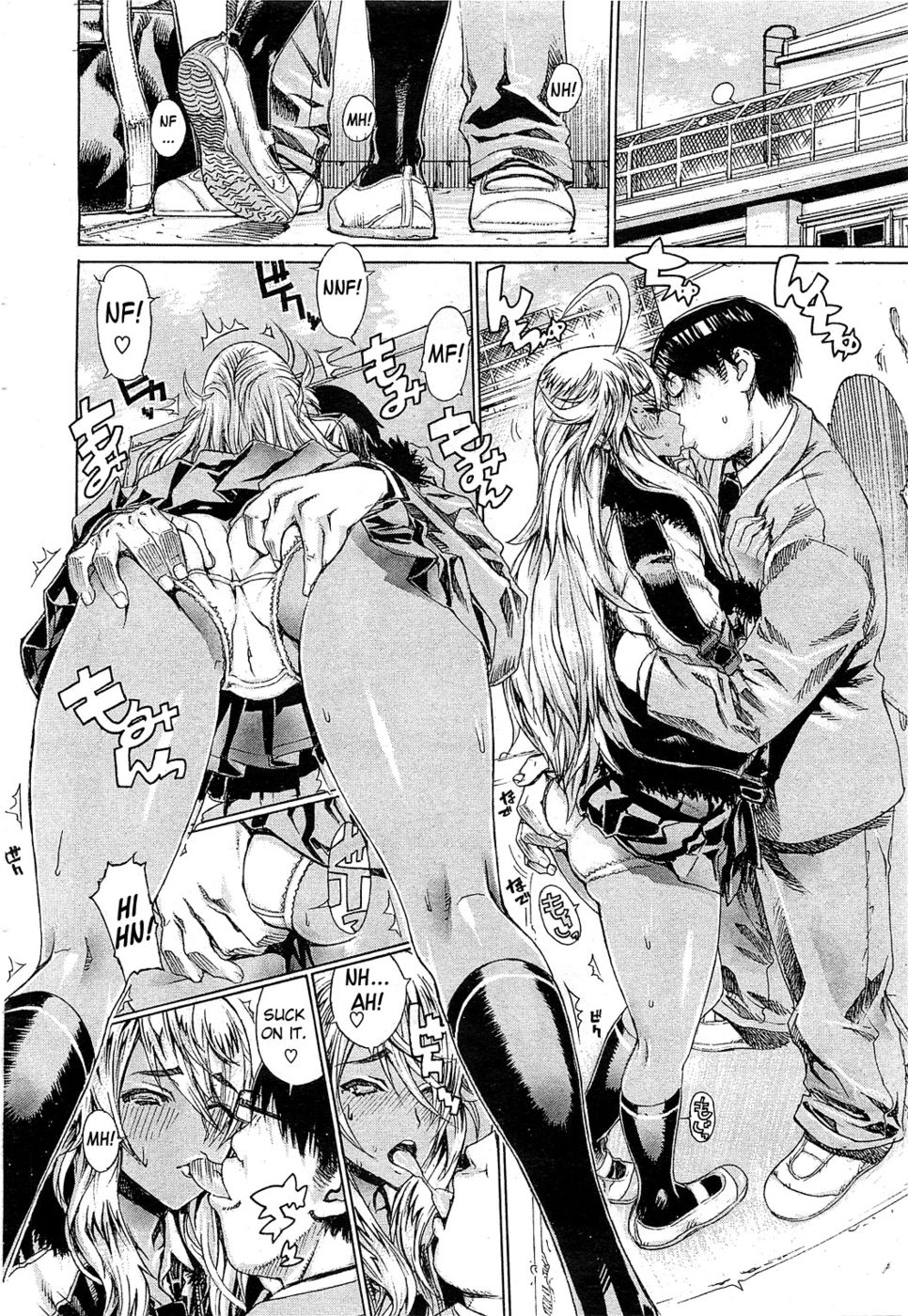 Hentai Manga Comic-Blonde Delinquent-Read-6